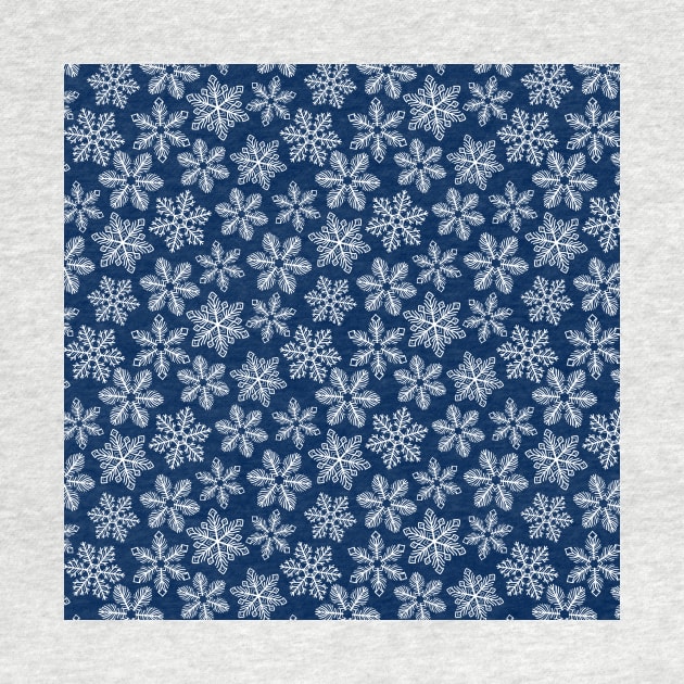 Blue snowflakes by katerinamk